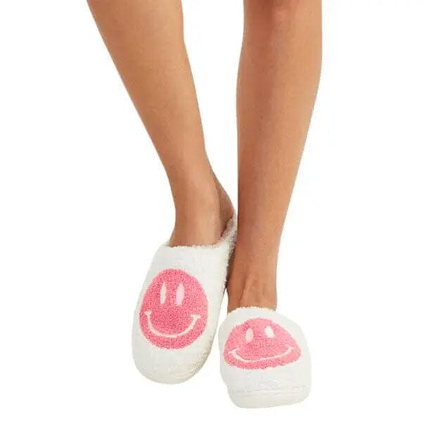 Smiley Face Plush Slippers for Indoors & Outdoors (Multiple Sizes) Preorder Showcase 