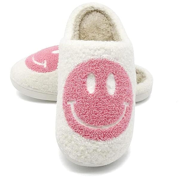 Smiley Face Plush Slippers for Indoors & Outdoors (Multiple Sizes) Preorder Showcase 