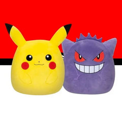 Squishmallows Super Soft Plush Toys | 10" Pokémon Squad | Pikachu Simple Showcase 