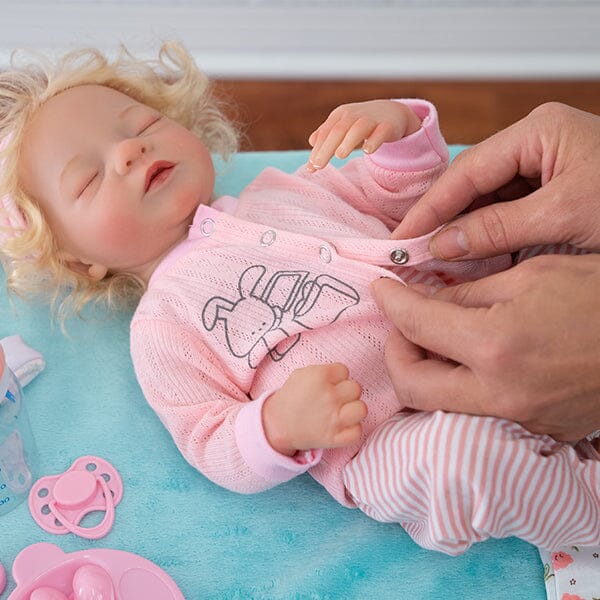 Pinky Reborn Baby Dolls 20 Inch Realistic Newborn Baby Dolls Soft Silicone  Baby Doll with Clothes and Toy Accessories…