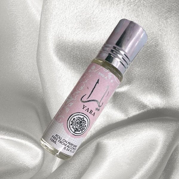 Yara by Lattafa Perfumes Femme Concentrated Oil Fragrance Roll-On (10mL) Simple Showcase 