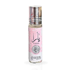 Yara by Lattafa Perfumes Femme Concentrated Oil Fragrance Roll-On (10mL) Simple Showcase 