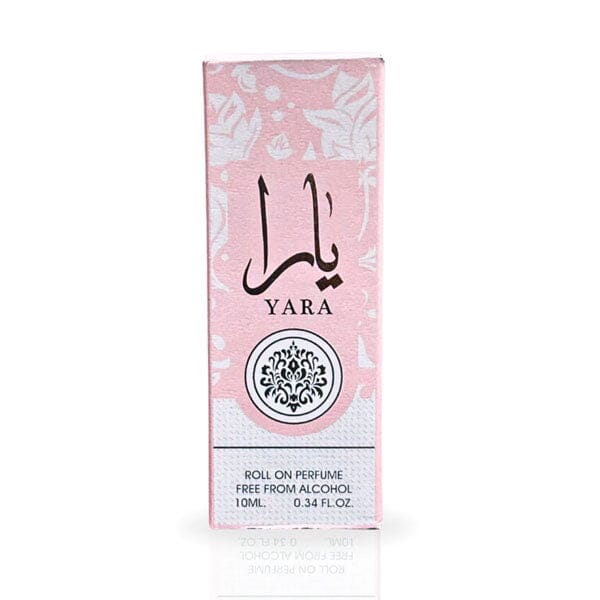 Yara by Lattafa Perfumes Femme Concentrated Oil Fragrance Roll-On (10mL) Simple Showcase 