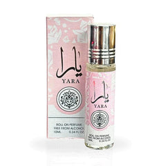 Yara by Lattafa Perfumes Femme Concentrated Oil Fragrance Roll-On (10mL) Simple Showcase 