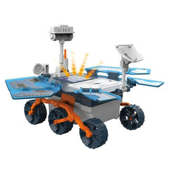 SolarRovix (46pc) | DIY Solar Mars Rover Robot Building Kit Simple Showcase 