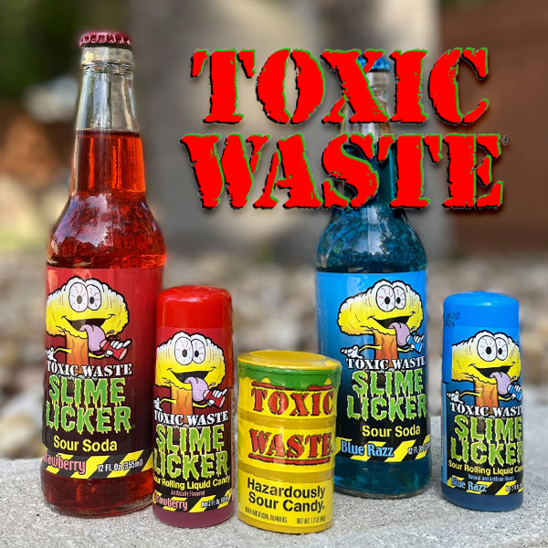 Toxic Waste Slime Licker Sour Sodas (12 fl.oz.)
