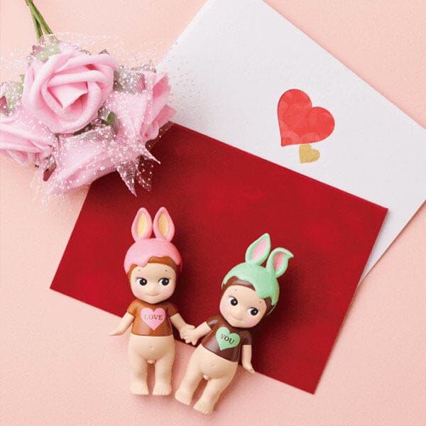 Sonny Angels "Gifts Of Love" Valentine's Day Limited Series Collectable Mini Cherub Figurines Blind Box Simple Showcase 