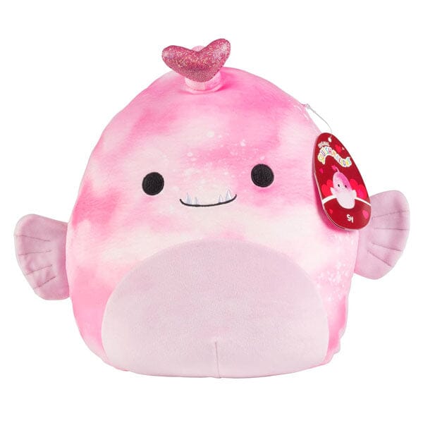 Squishmallows Plush Toys 7.5" Valentine's Day Squad 2024 Sy the Angler Fish Simple Showcase 