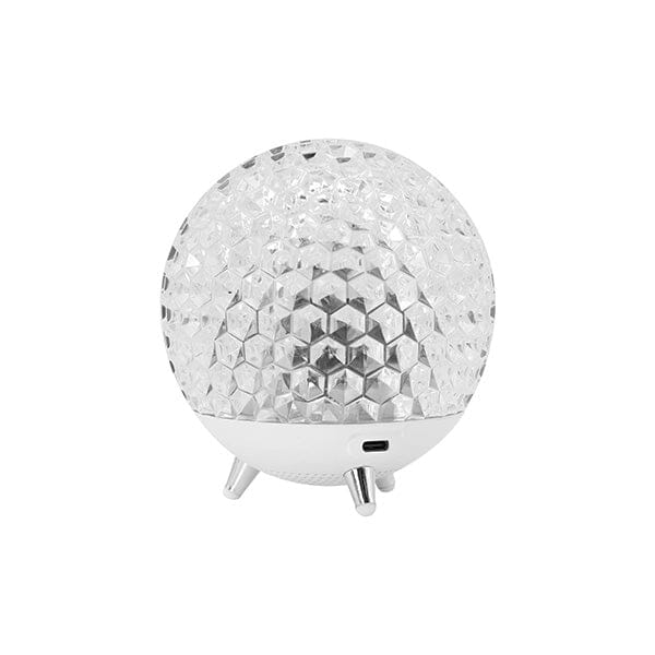 LitSoundz: Crystal Ball Bluetooth Speaker | Rechargeable Simple Showcase 