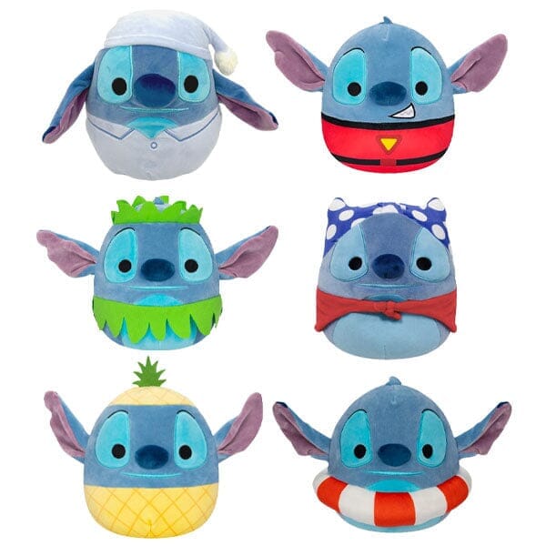 Squishmallows Plush Toys | 8" Disney's Lilo & Stitch Squad | Beach Stitch | Pre-Order Preorder Showcase 