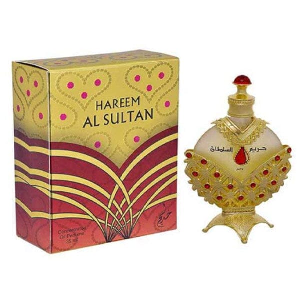 Khadlaj Hareem Al Sultan Gold Oil-Based Perfume Spray (35mL) | As Seen On TikTok! Simple Showcase 