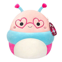 Squishmallows Plush Toys 7.5" Valentine's Day Squad 2024 Griffith the Caterpillar Simple Showcase 