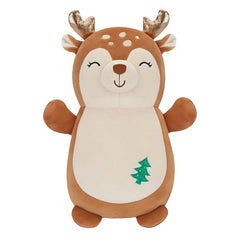 Squishmallows Plush Toys | 10" HugMee Christmas Squad 2023 | Dawn The Fawn Simple Showcase 