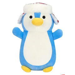 Squishmallows Plush Toys | 10" HugMee Christmas Squad 2023 | Puff The Penguin Simple Showcase 